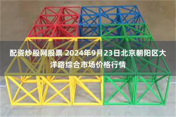 配资炒股网股票 2024年9月23日北京朝阳区大洋路综合市场价格行情